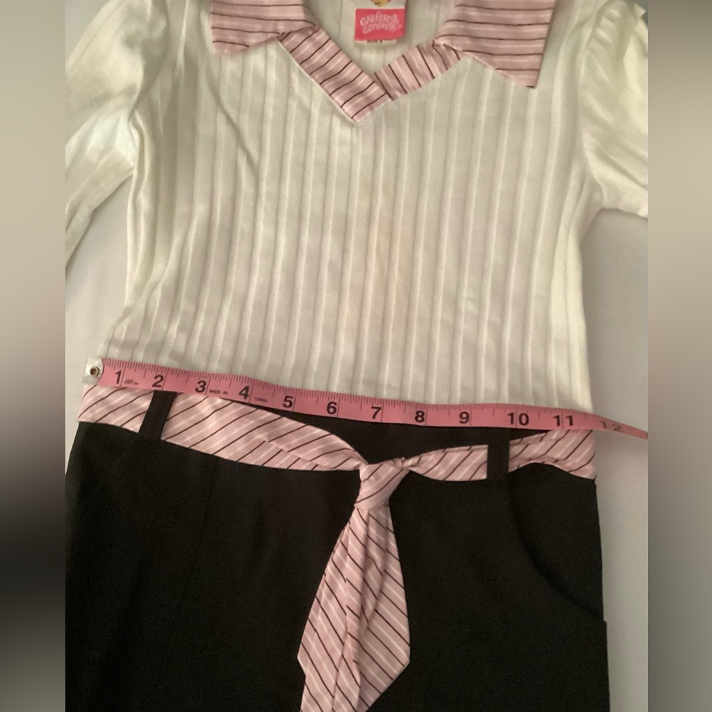 California Concepts Size 5 Navy And White Dress